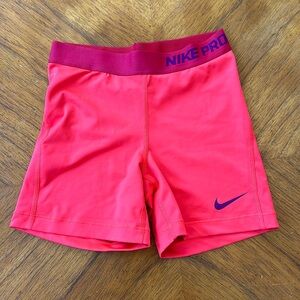 Orange Nike Pros